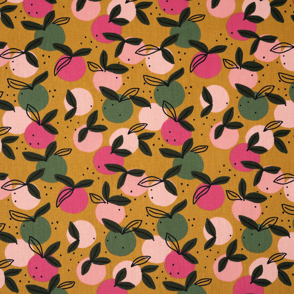 Bio Baumwolle Popeline Pfirsiche