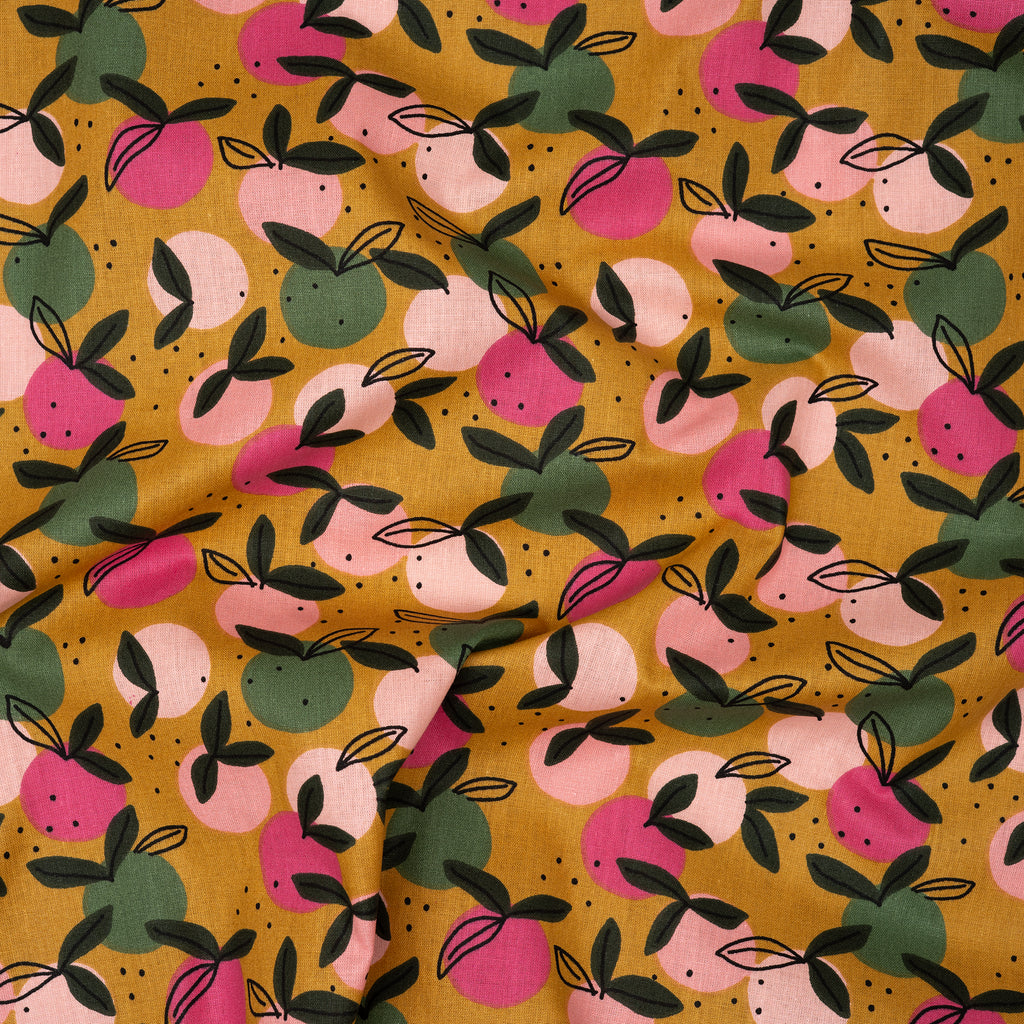 Bio Baumwolle Popeline Pfirsiche