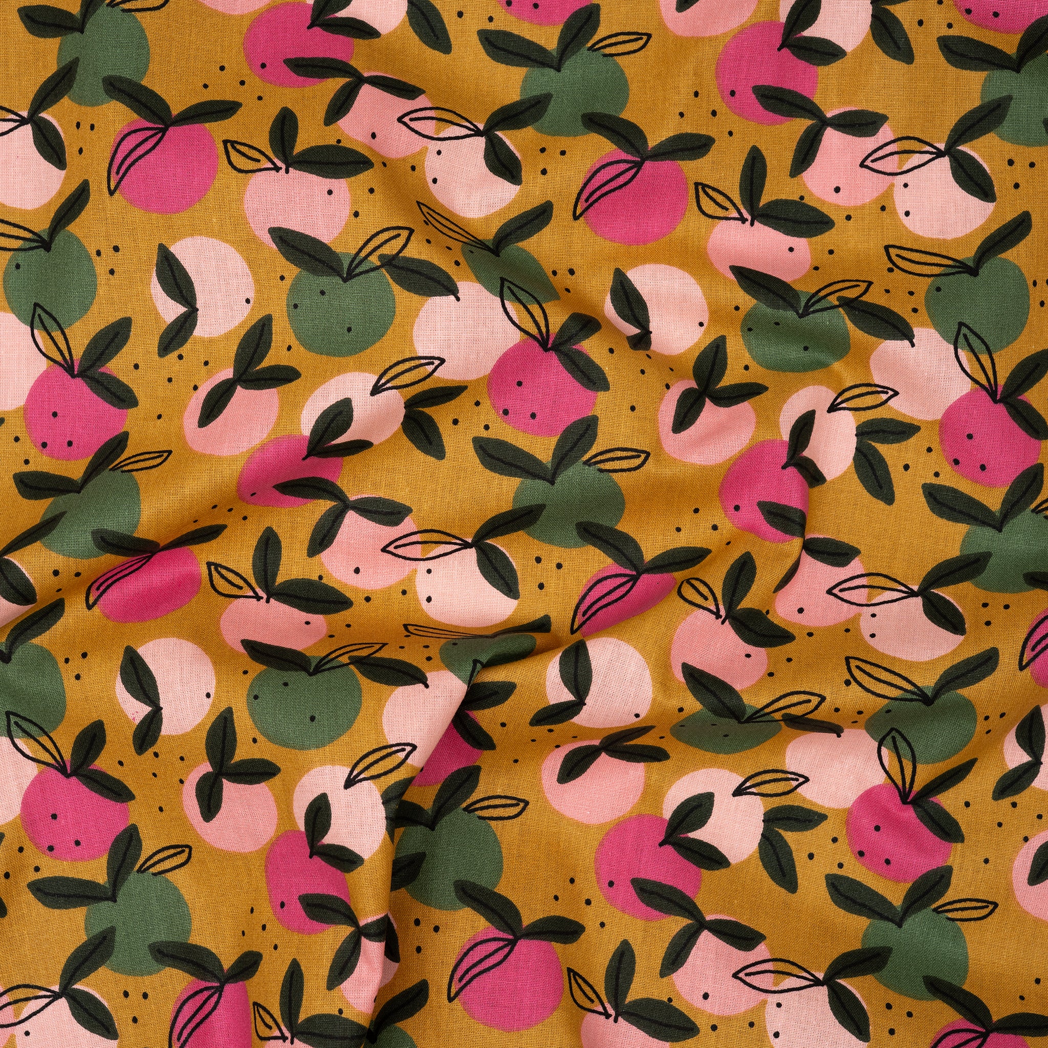 Bio Baumwolle Popeline Pfirsiche