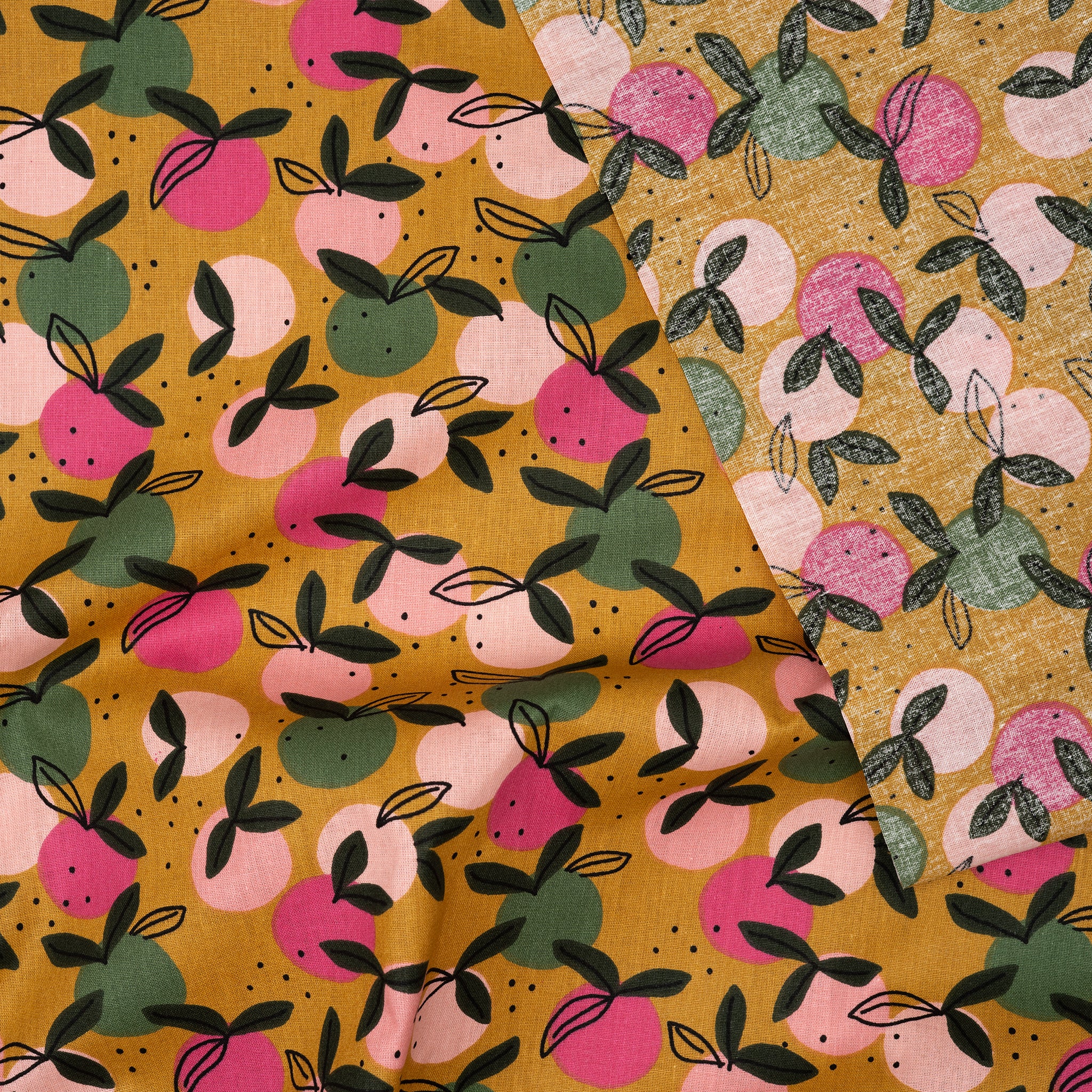 Bio Baumwolle Popeline Pfirsiche