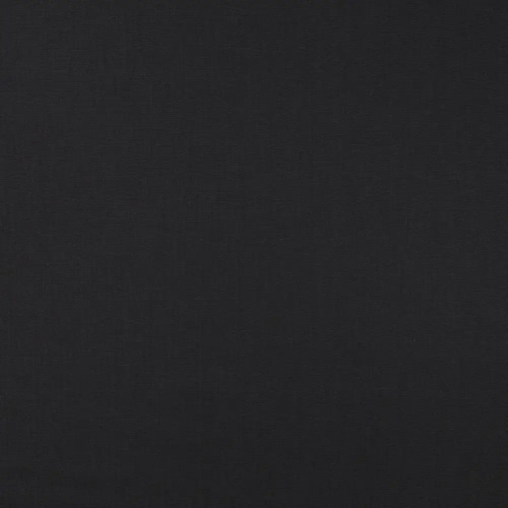 Bio Baumwolle Popeline schwarz