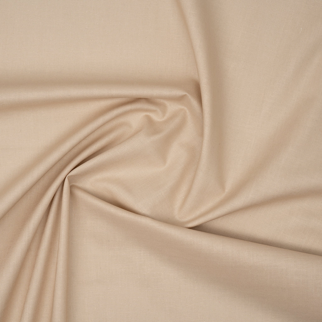 Bio Baumwolle Popeline Taupe | Stoffwerk