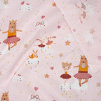 Bio Baumwolle Popeline Verträumte Primaballerina Rosa