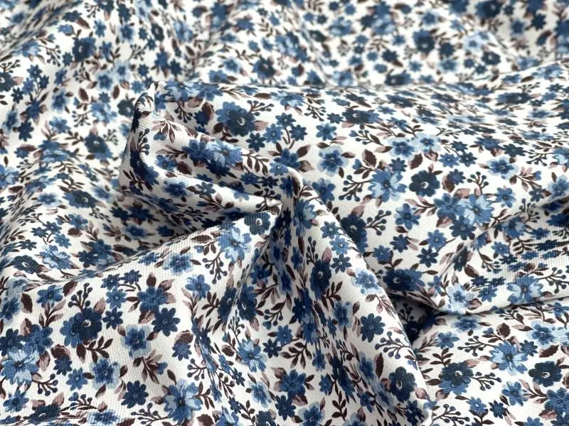 Bio Baumwolle Vintage blau