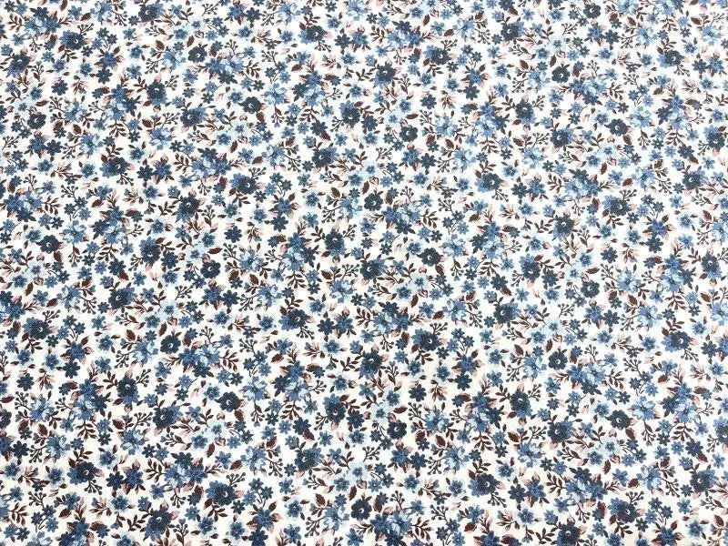 Bio Baumwolle Vintage blau
