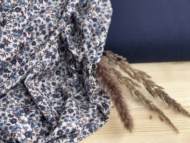 Bio Baumwolle Vintage blau