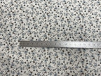 Bio Baumwolle Vintage Blümchen rauchblau