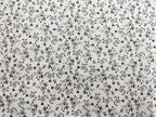 Bio Baumwolle Vintage Blümchen rauchblau