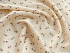 Bio Baumwolle Vintage Doldenblümchen rosa