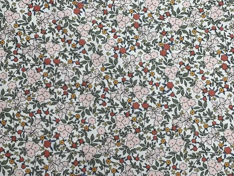 Bio Baumwolle Voile Blumen Glockenblume