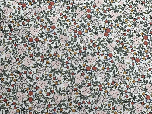 Bio Baumwolle Voile Blumen Glockenblume | Stoffwerk