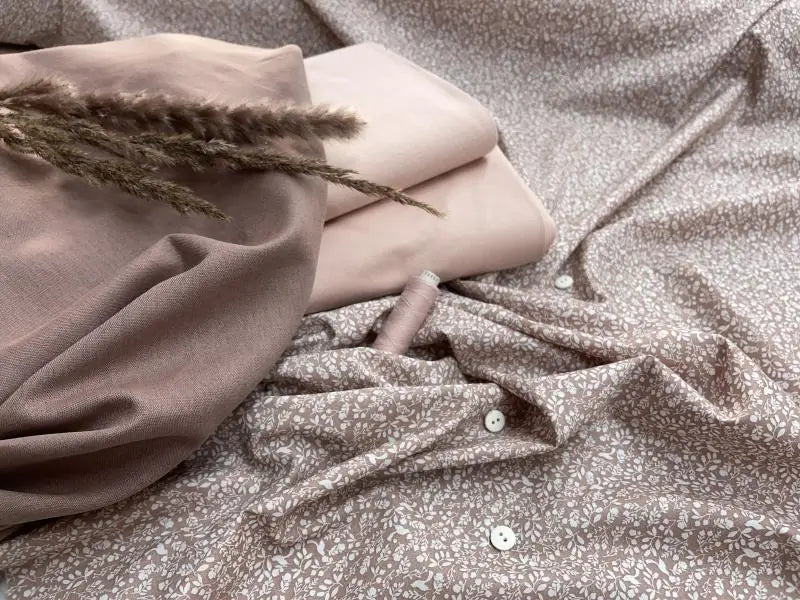 Bio Baumwolle Voile Blumen Vintage Vogelhochzeit