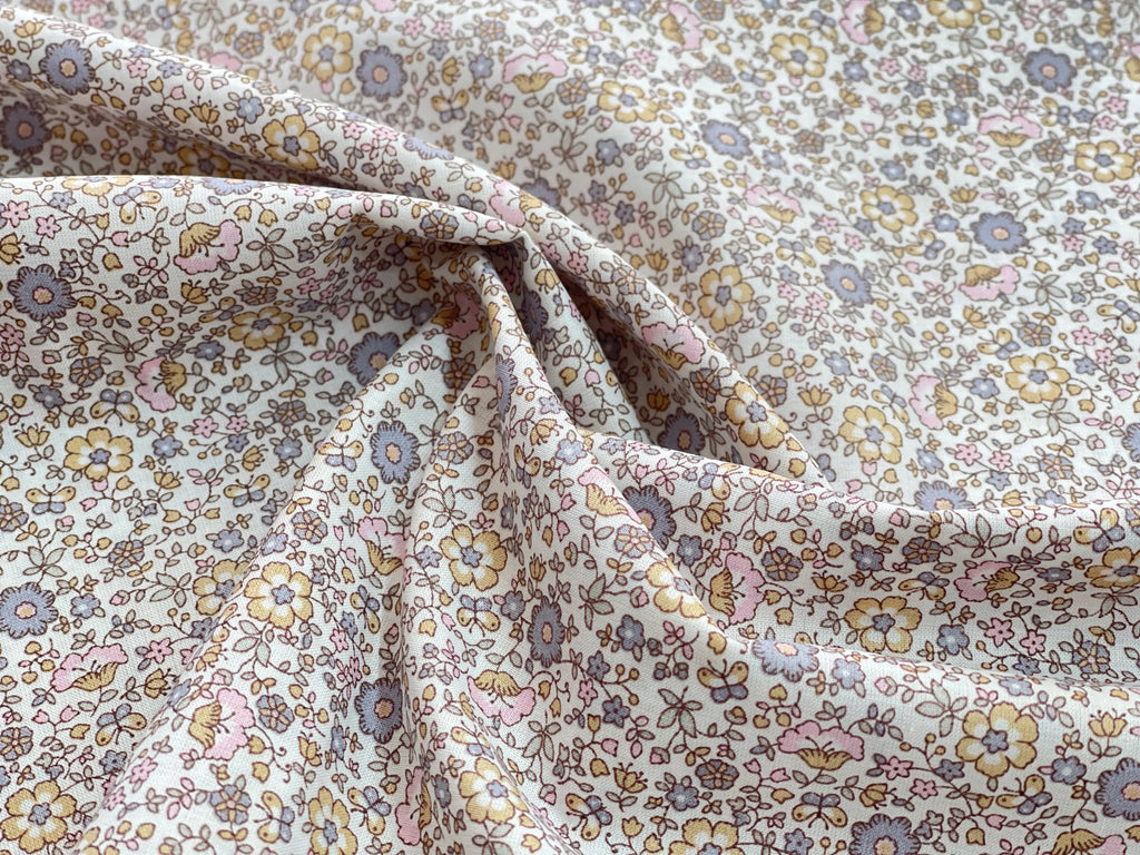 Bio Baumwolle Voile Frühlingserwachen Pastell