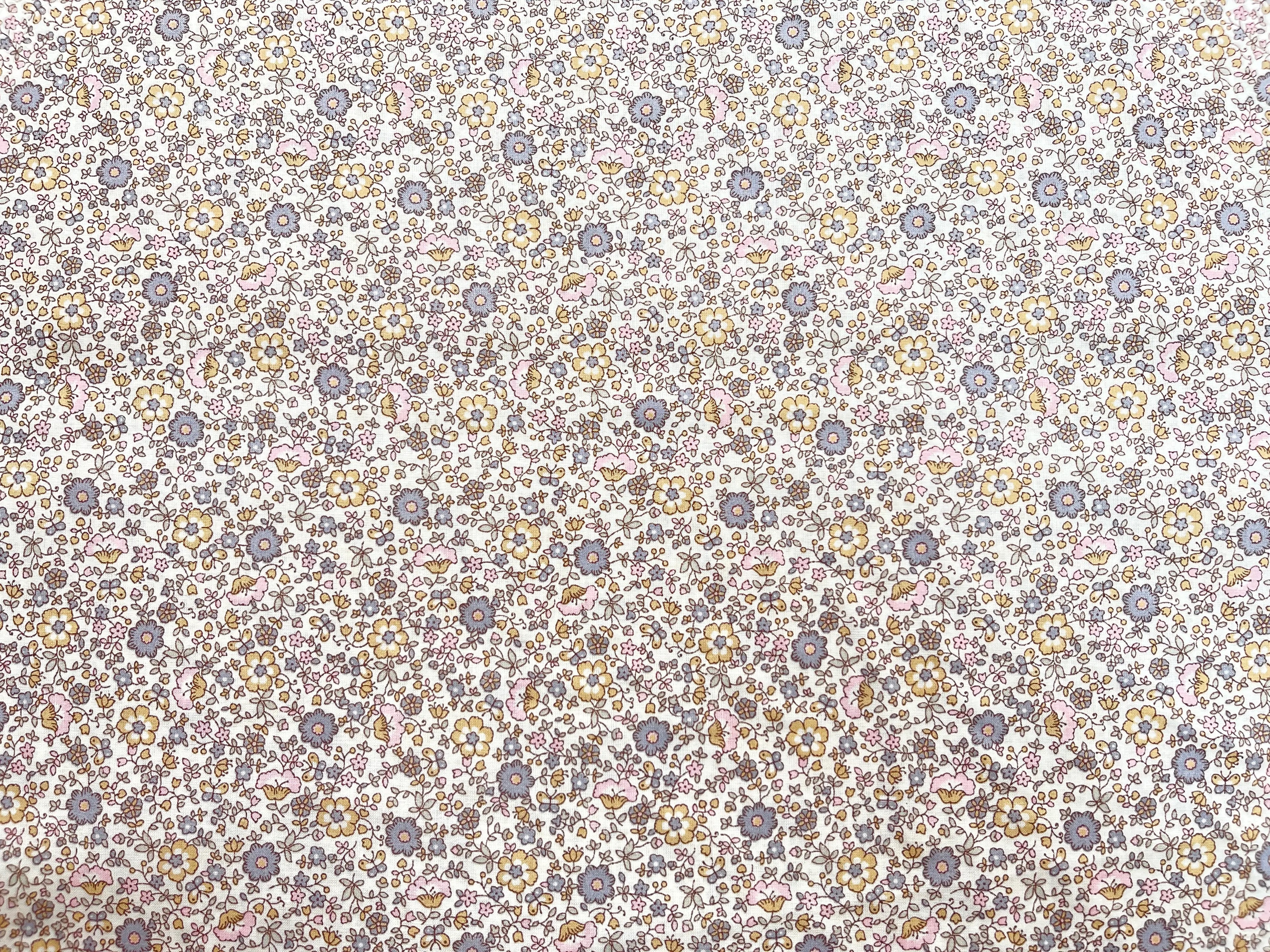 Bio Baumwolle Voile Frühlingserwachen Pastell