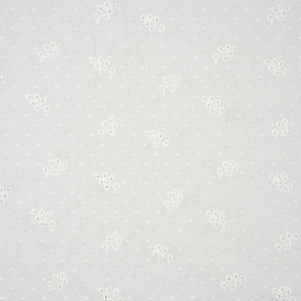 Bio Baumwolle Voile Kleine Blumen Spitze