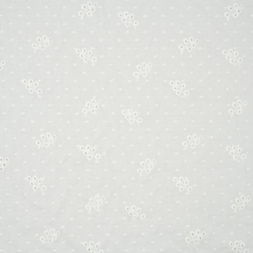 Bio Baumwolle Voile Kleine Blumen Spitze