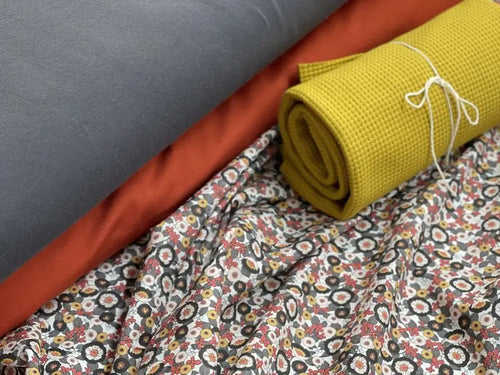 Bio Baumwolle Voile Mohn | Stoffwerk