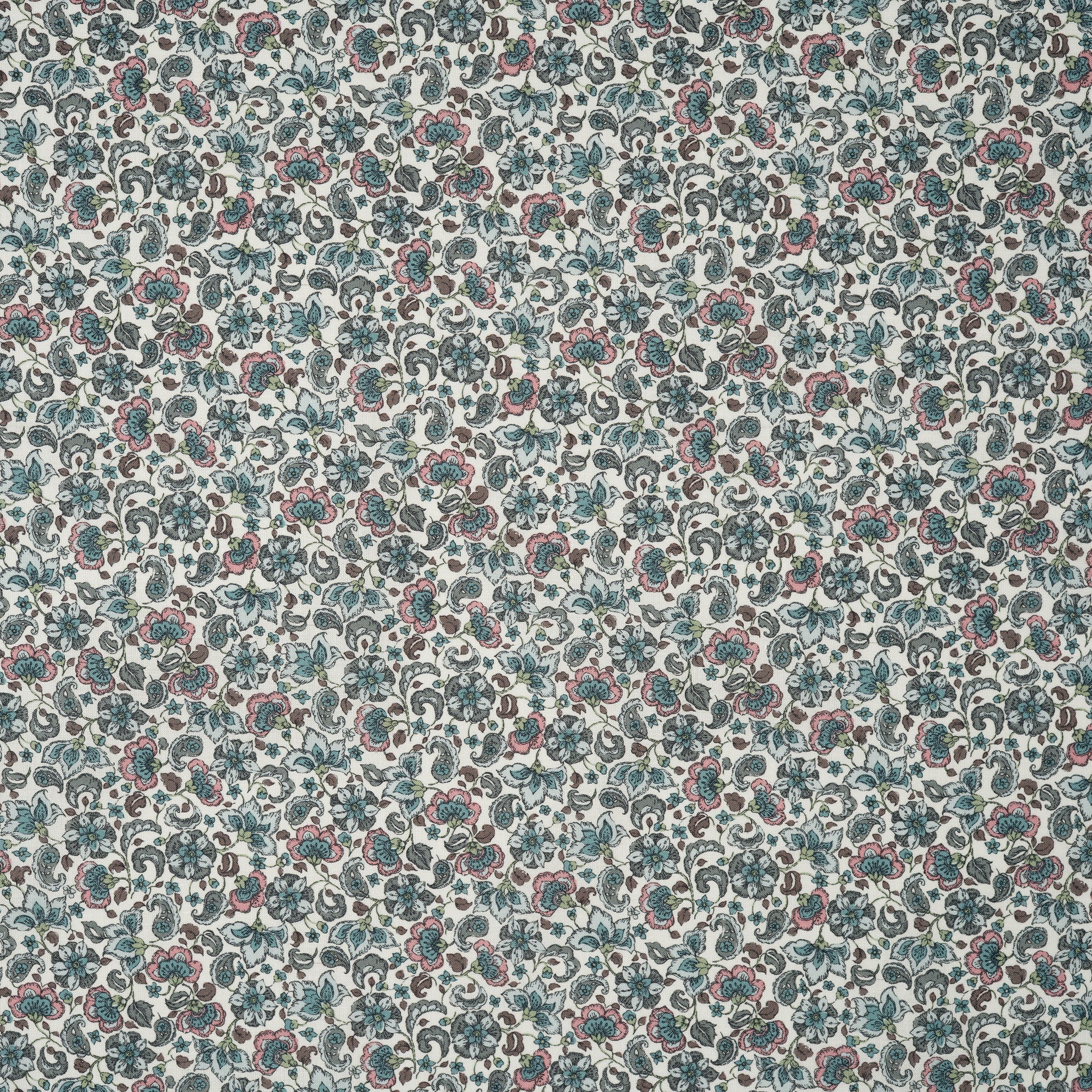 Bio Baumwolle Voile Rokoko Blumen
