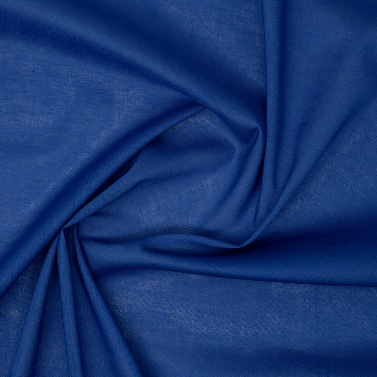 Bio Baumwolle Voile Royalblau