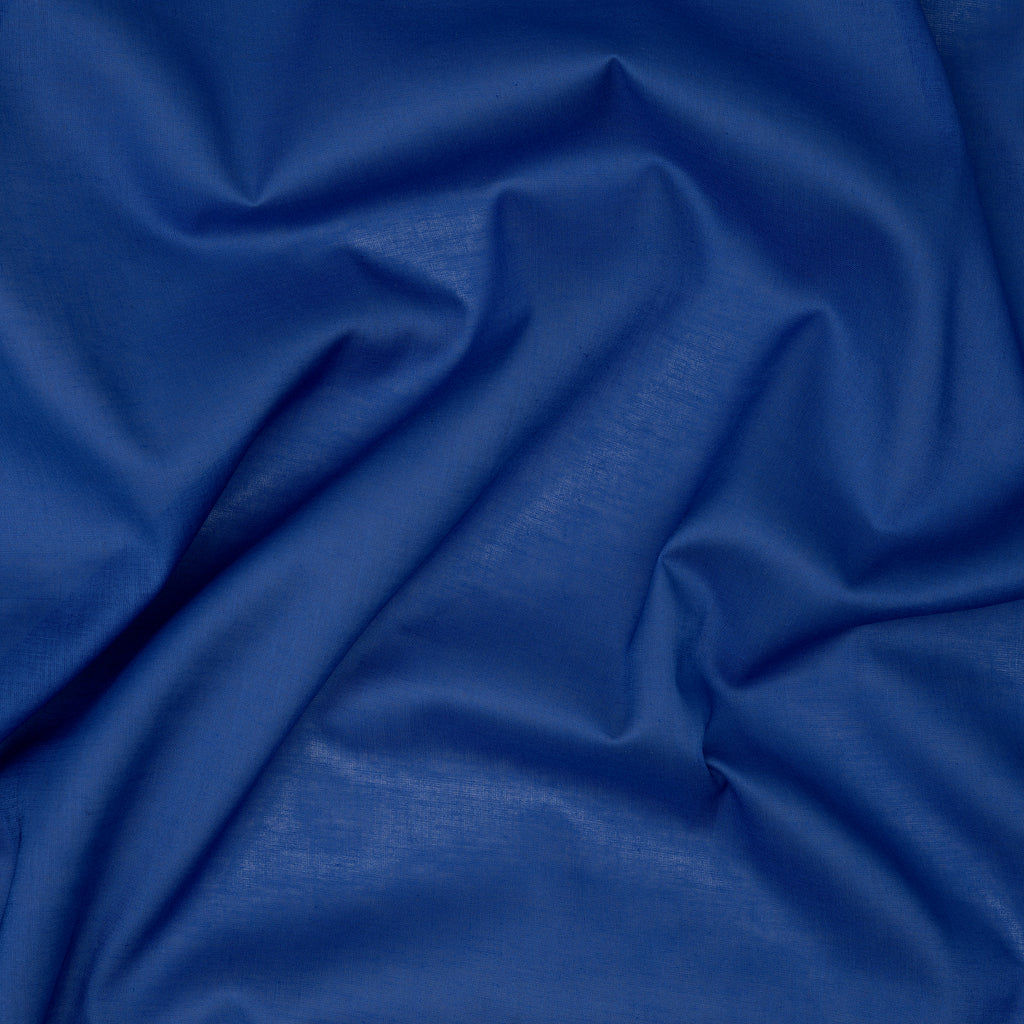 Bio Baumwolle Voile Royalblau
