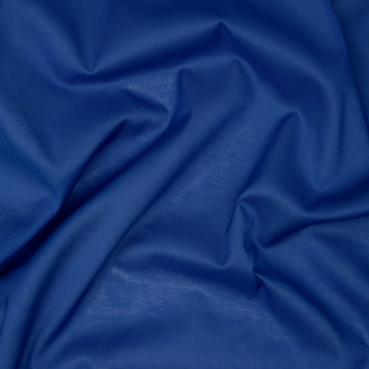 Bio Baumwolle Voile Royalblau