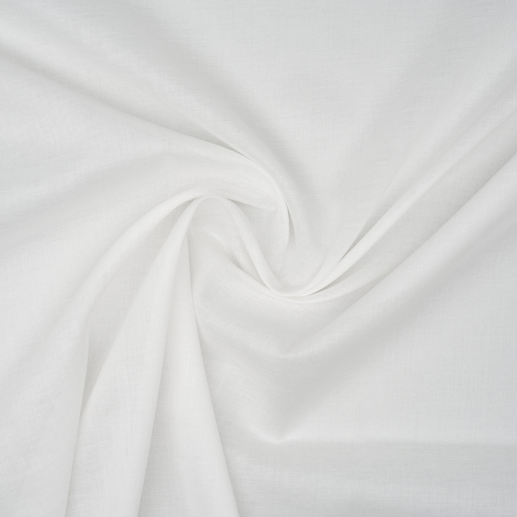 Bio Baumwolle Voile Weiß | Stoffwerk