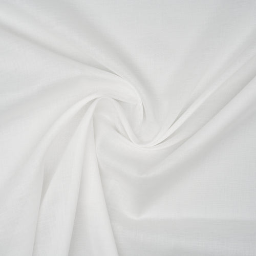 Bio Baumwolle Voile Weiß | Stoffwerk