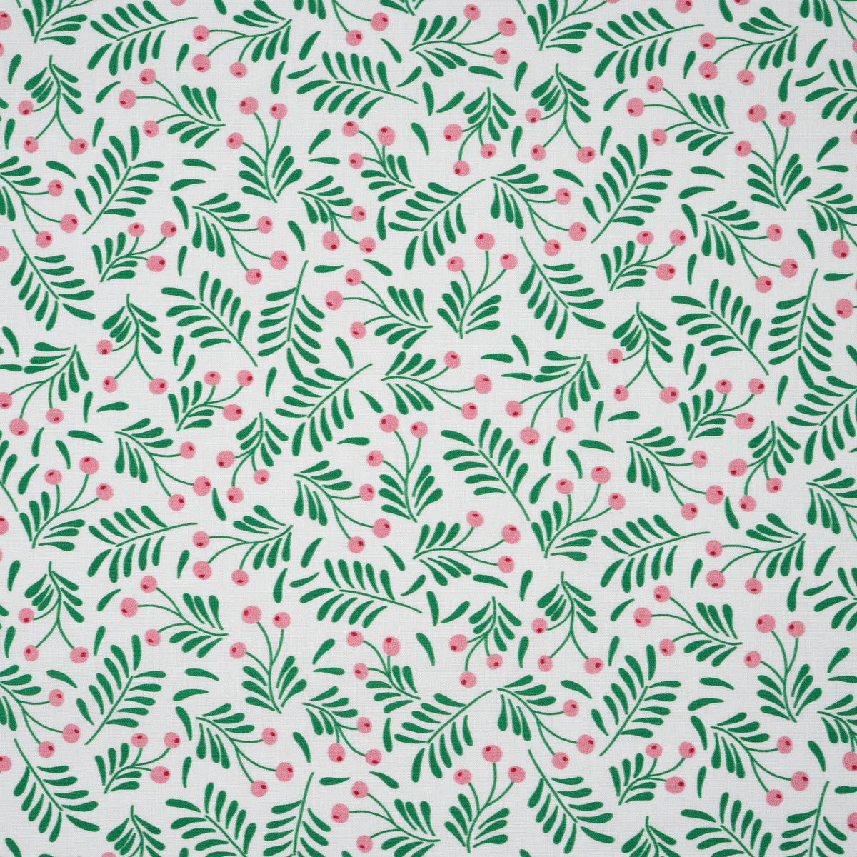 Bio Baumwolle Webware Colorful Christmas Beeren