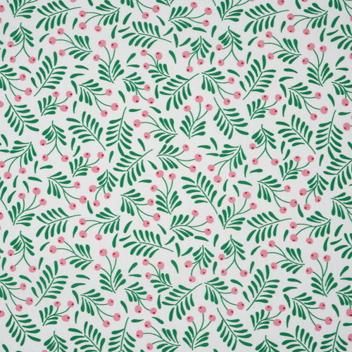 Bio Baumwolle Webware Colorful Christmas Beeren