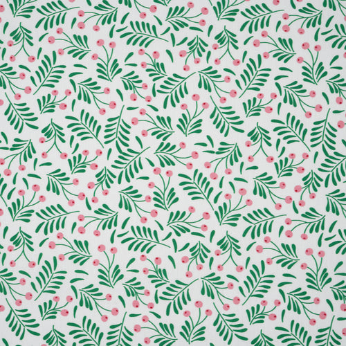 Bio Baumwolle Webware Colorful Christmas Beeren | Stoffwerk