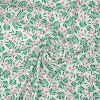 Bio Baumwolle Webware Colorful Christmas Beeren | Stoffwerk