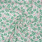 Bio Baumwolle Webware Colorful Christmas Beeren