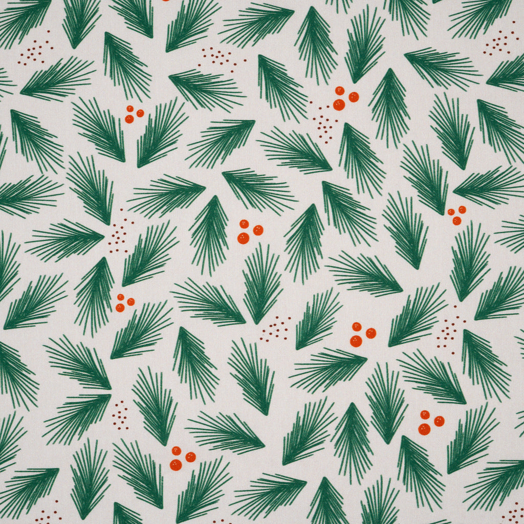 Bio Baumwolle Webware Lebkuchengeschichten Kiefer Hell