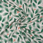 Bio Baumwolle Webware Lebkuchengeschichten Kiefer Hell