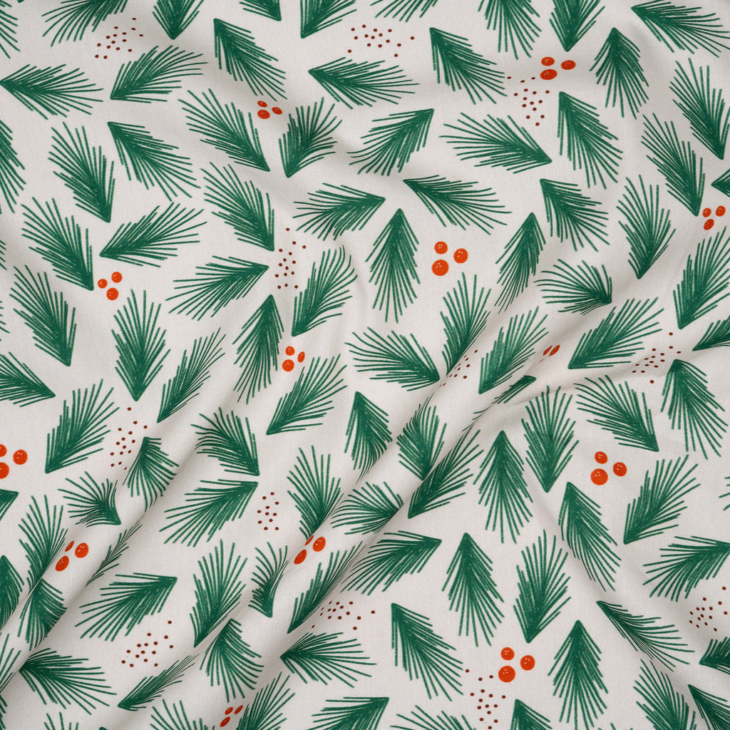 Bio Baumwolle Webware Lebkuchengeschichten Kiefer Hell