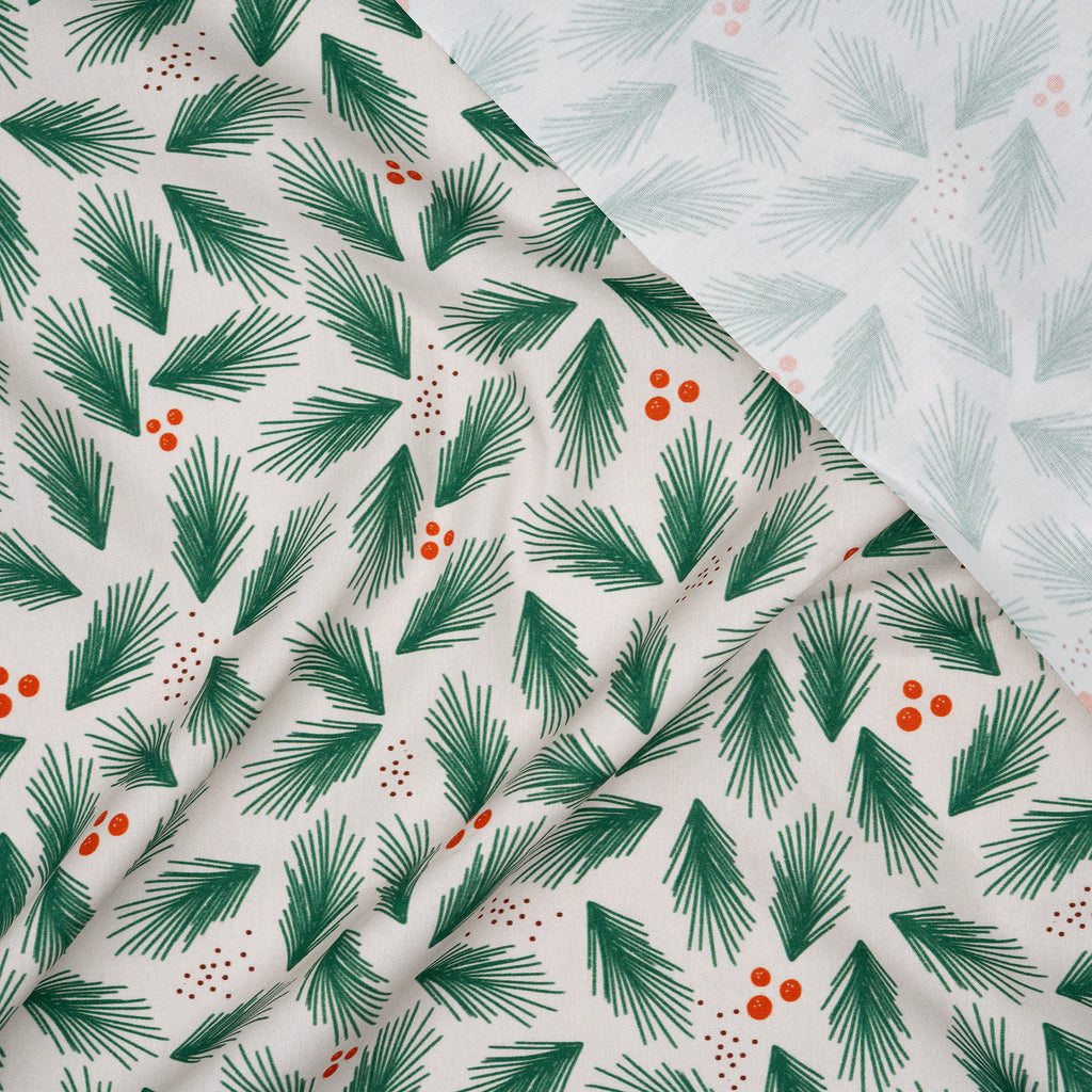 Bio Baumwolle Webware Lebkuchengeschichten Kiefer Hell