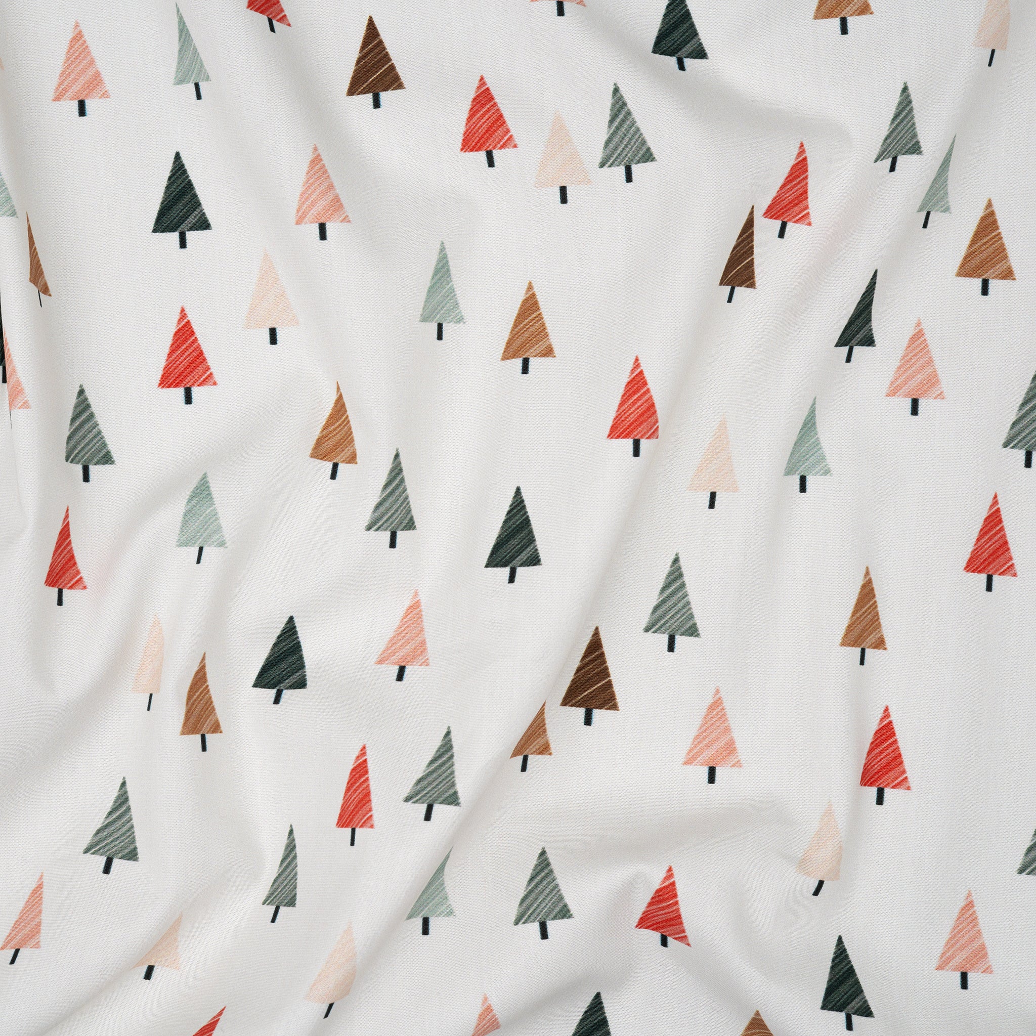 Bio Baumwolle Webware Sketchy Tannen