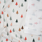 Bio Baumwolle Webware Sketchy Tannen