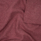 Bio Baumwollfleece Altrosa Dunkel Meliert