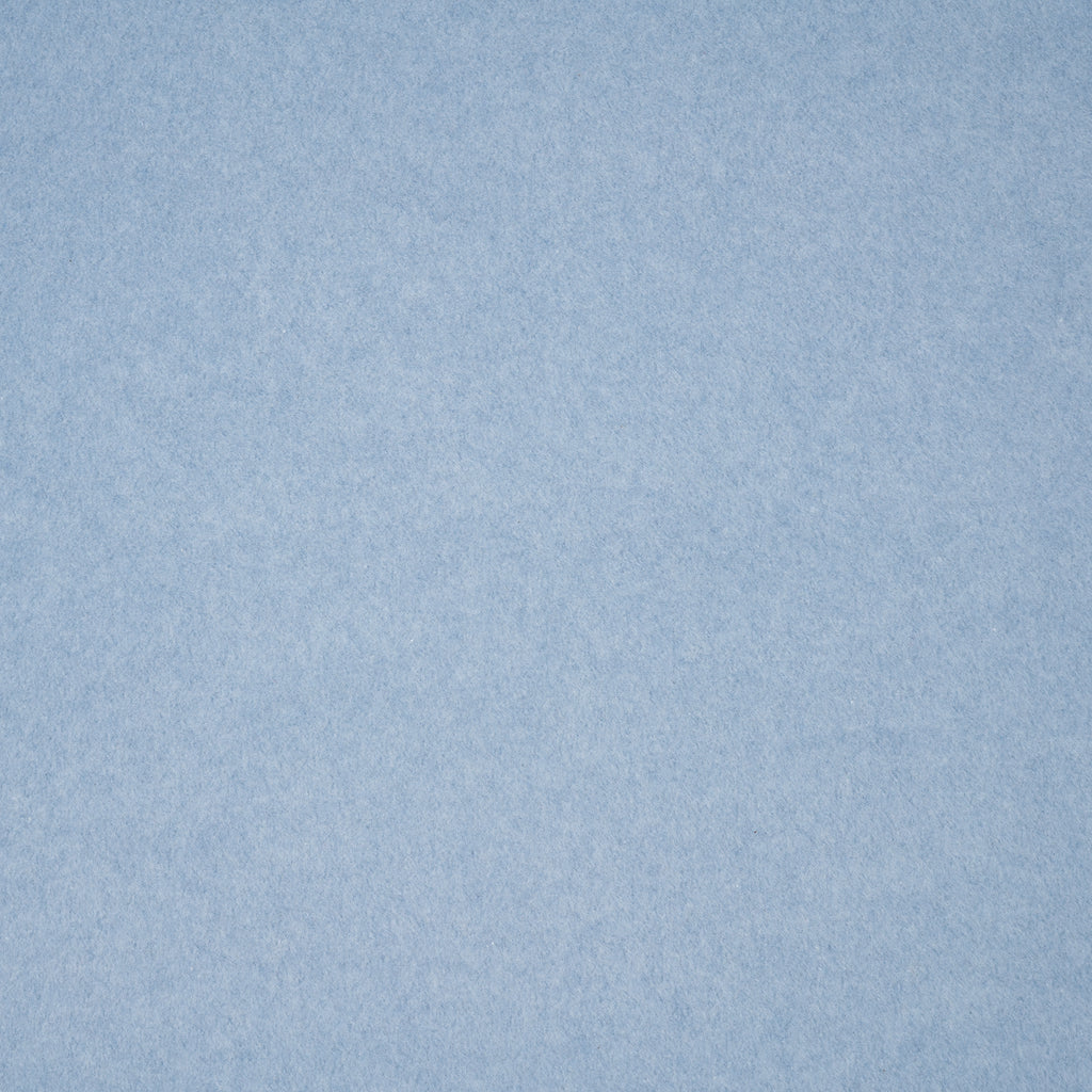 Bio Baumwollfleece Babyblau meliert