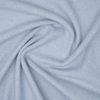 Bio Baumwollfleece Babyblau Meliert | Stoffwerk