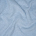 Bio Baumwollfleece Babyblau meliert