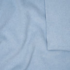 Bio Baumwollfleece Babyblau meliert