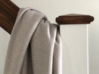 Bio Baumwollfleece Beige Sand Meliert