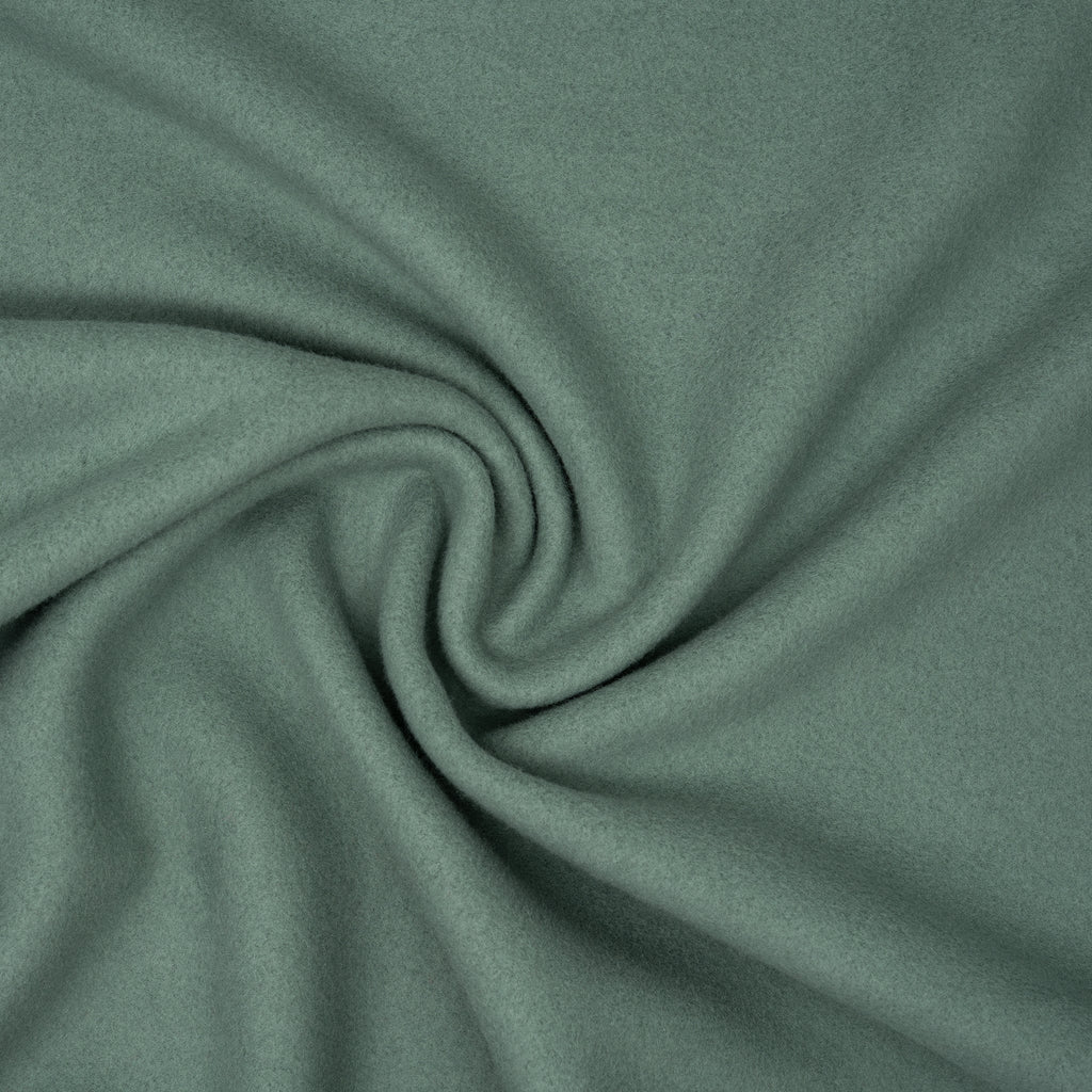 Bio Baumwollfleece Dunkelmint | Stoffwerk