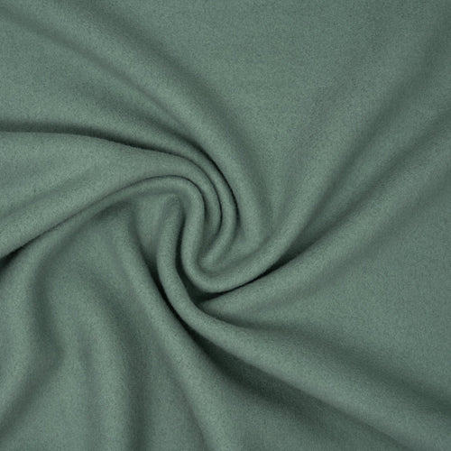 Bio Baumwollfleece Dunkelmint | Stoffwerk