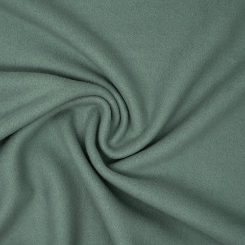 Bio Baumwollfleece Dunkelmint | Stoffwerk