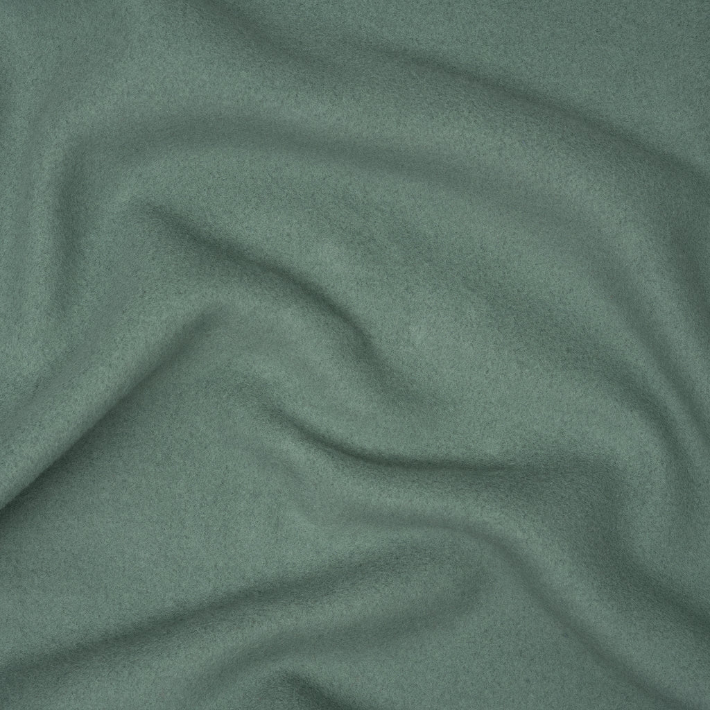 Bio Baumwollfleece Dunkelmint | Stoffwerk