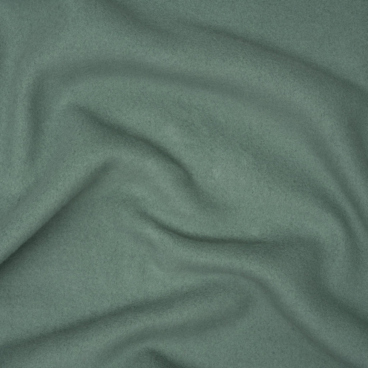 Bio Baumwollfleece Dunkelmint | Stoffwerk