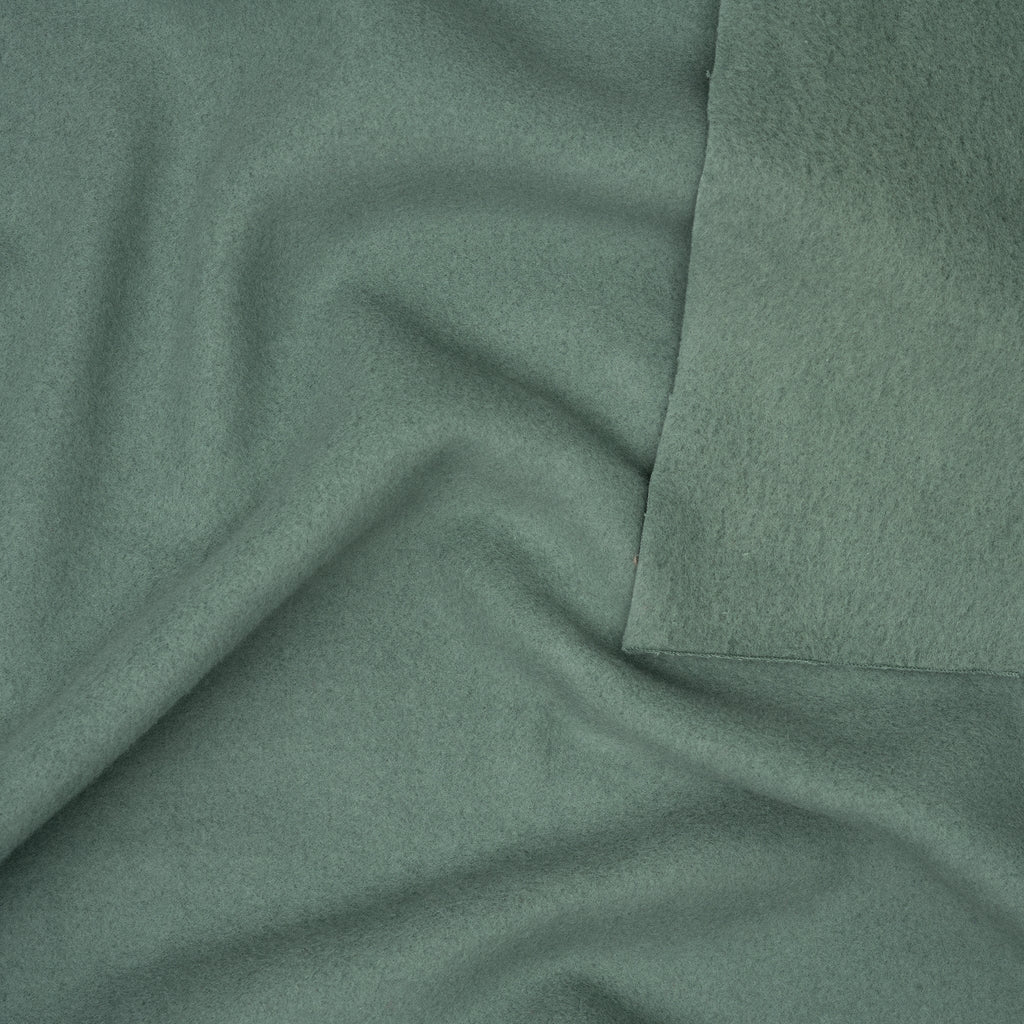 Bio Baumwollfleece Dunkelmint | Stoffwerk